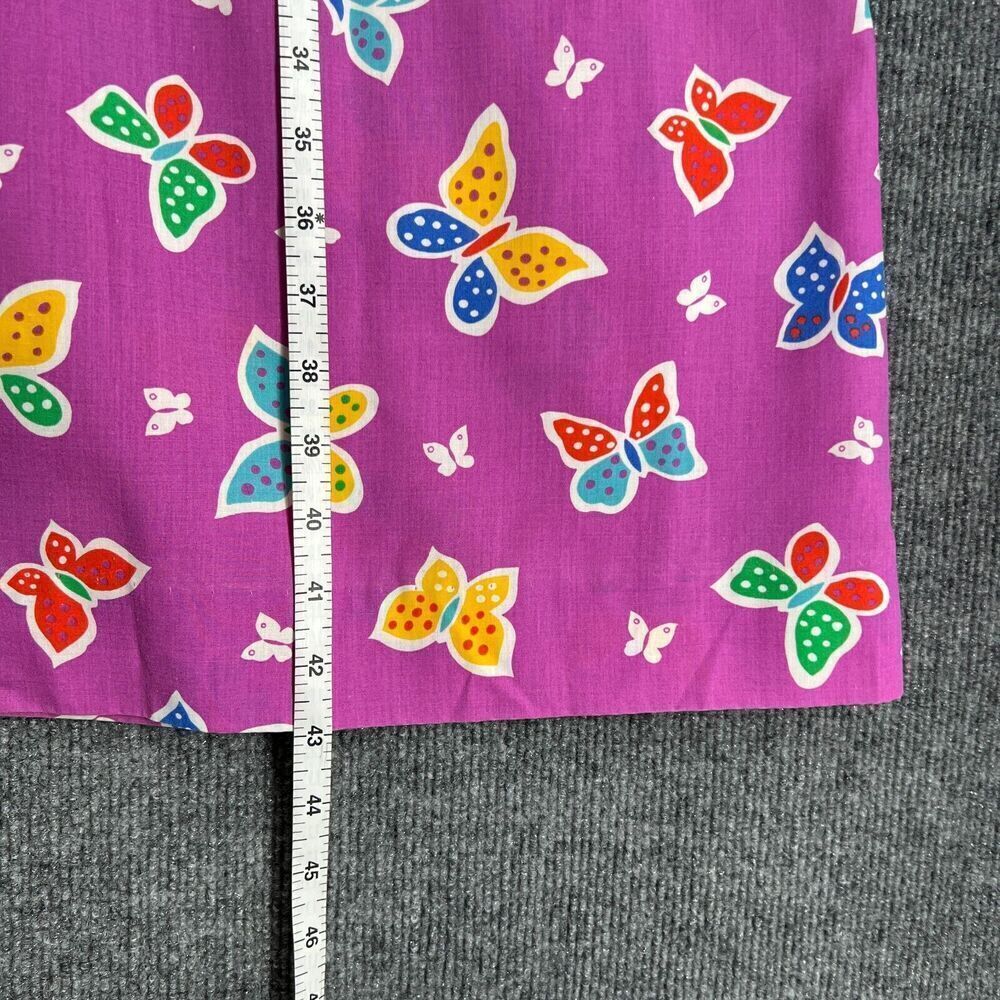 Vintage Sabrina Mervyns Womens House Dress MuuMuu Size 14 Purple Butterfly Print - Picture 11 of 11